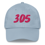 Embroidered Miami Vice 305 Area Code Dad Hat Cap Unisex
