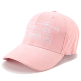 Love More Worry Less Cheer Up Embroidered Dad Hat Cap Unisex