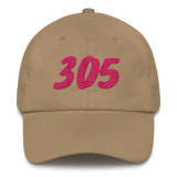 Embroidered Miami Vice 305 Area Code Dad Hat Cap Unisex