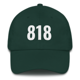 Embroidered Hollywood Classic 818 Area Code Dad Hat Cap Unisex