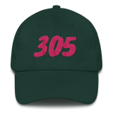 Embroidered Miami Vice 305 Area Code Dad Hat Cap Unisex