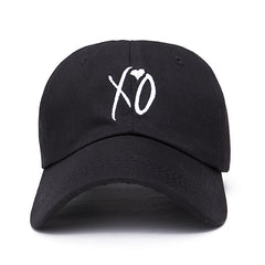 Embroidered XO Heart Dad Hat Cap Unisex