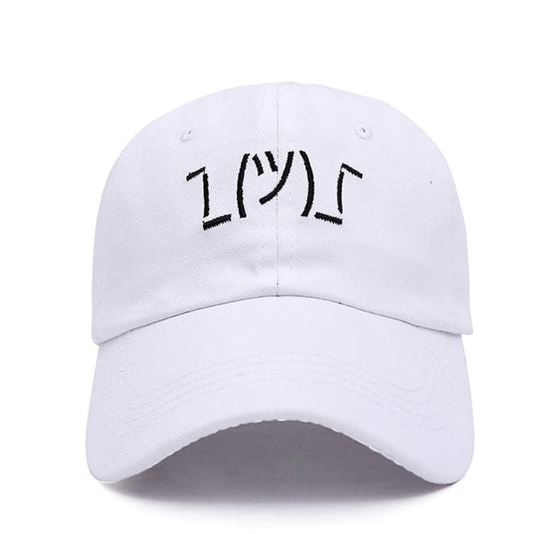 Embroidered Shrug Dad Hat Cap Unisex