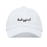 Baby Girl Cursive Super Cute Embroidered Dad Hat Cap Unisex