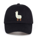 Embroidered Alpaca Dad Hat Cap Unisex