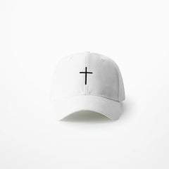 Embroidered Cross Church Dad Hat Cap Unisex