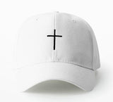 Embroidered Cross Church Dad Hat Cap Unisex