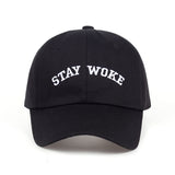 Stay Woke Embroidered Dad Hat Cap Unisex