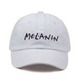 Embroidered Melanin Sunny Dad Hat Cap Unisex
