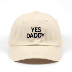 Embroidered Yes Daddy Text Dad Hat Cap Unisex