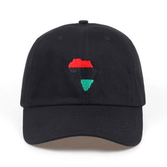 Africa Embroidered Dad Hat Cap Unisex