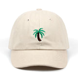 Embroidered Palm Tree Dad Hat Cap Unisex