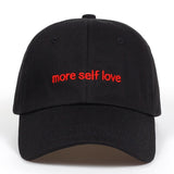 Embroidered More Self Love Dad Hat Cap Unisex