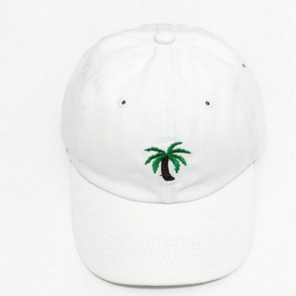 Palm Tree Paradise Embroidered Dad Hat Cap Unisex