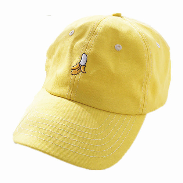 Embroidered Banana Dad Hat Cap Unisex