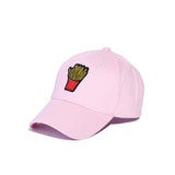 Funny French Fries Embroidered Dad Hat Cap Unisex