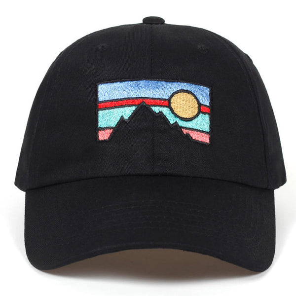 Embroidered Dusk Sunset Dad Hat Cap Unisex