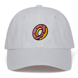 Embroidered Donuts Dad Hat Cap Unisex