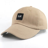 Newest LIT Square Embroidered Dad Hat Cap Unisex