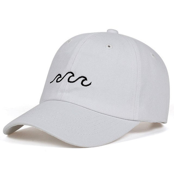 Embroidered Wave Life Dad Hat Cap Unisex