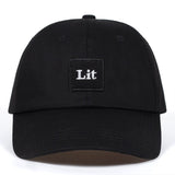 Embroidered Lit Box Dad Hat Cap Unisex
