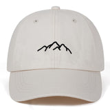 Embroidered Mountain Range Dad Hat Cap Unisex