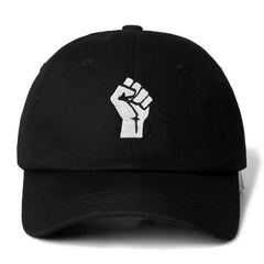 Embroidered Fist Resist Dad Hat Cap Unisex