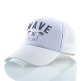 Summer Baseball Caps Women Men Fashion Letter Wave Snapback Hat Surf Day Lovers Beach Casual Visor Cap Adjustable Mesh Bones